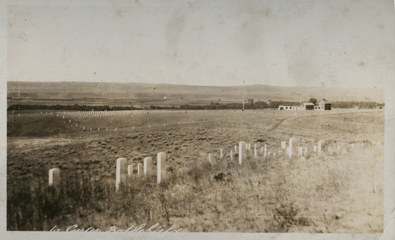 Szene am Custer-Schlachtfeld von American Photographer