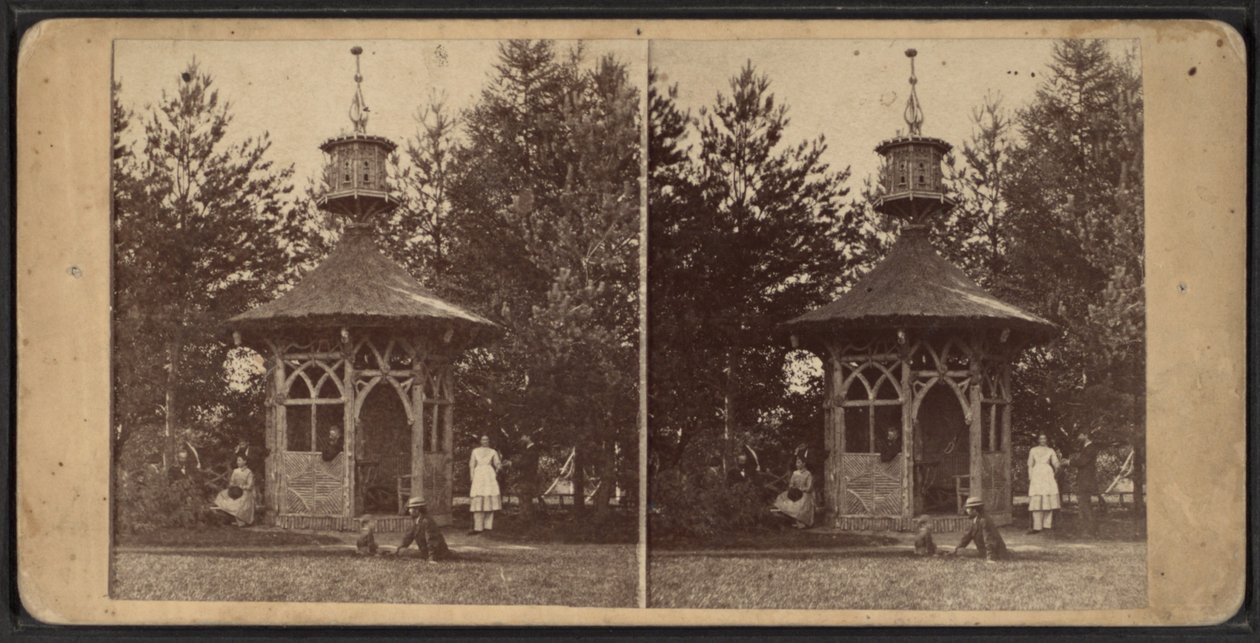 Sommerhaus, Oneida-Gemeinschaft, Bundesstaat New York, 1873 von American Photographer
