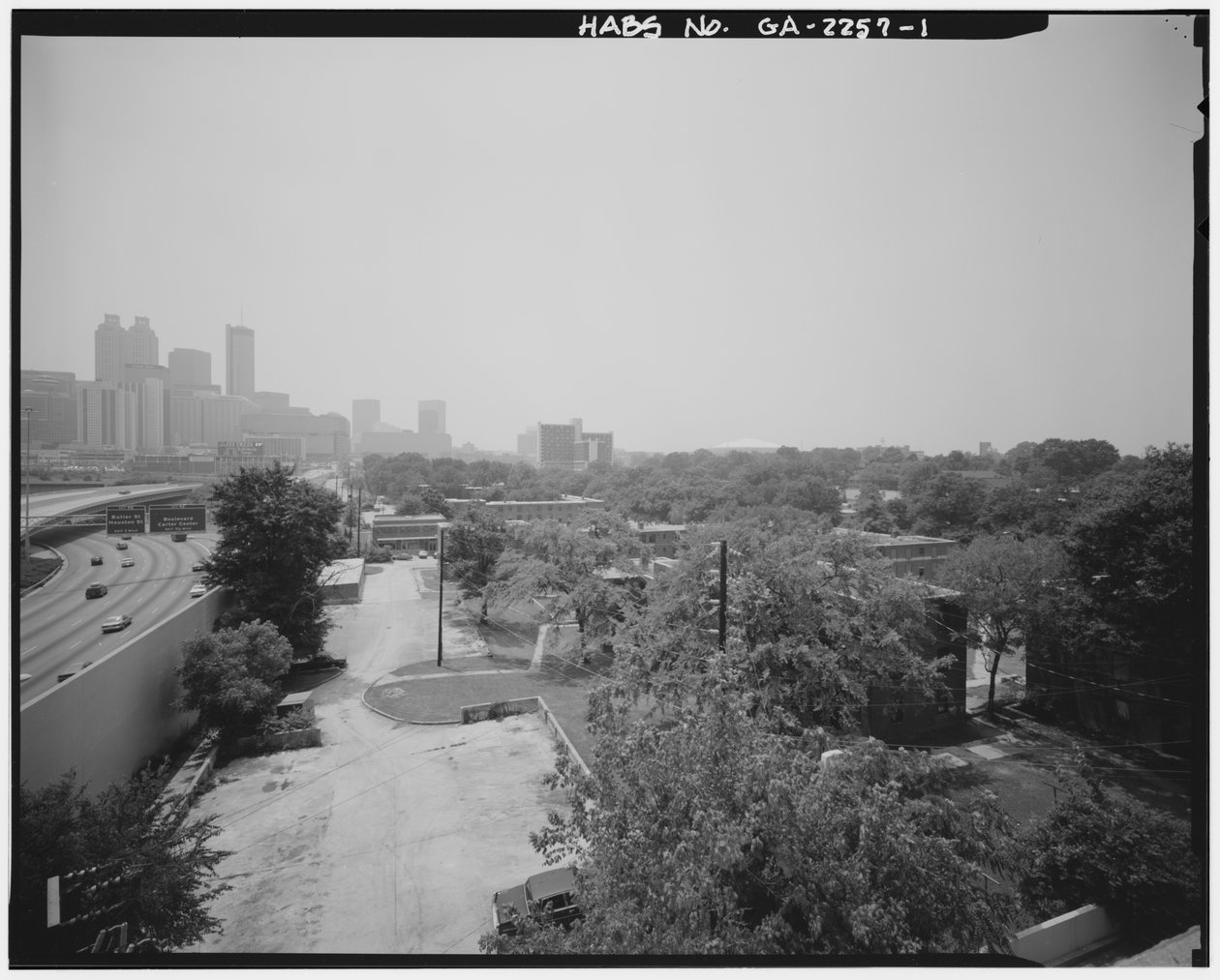 Techwood Homes (Sozialwohnungen), begrenzt von North Avenue, Parker Street, William Street & Lovejoy Street, Atlanta, Fulton County, GA von American Photographer
