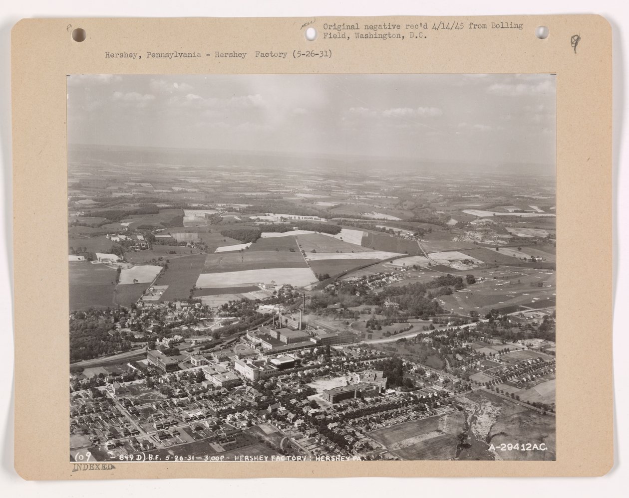 Ansicht von Hershey, Pennsylvania, 26. Mai 1931 von American Photographer