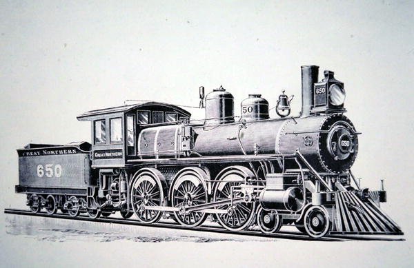 4-6-0 Standard-Zehnrad-Lokomotive von American School