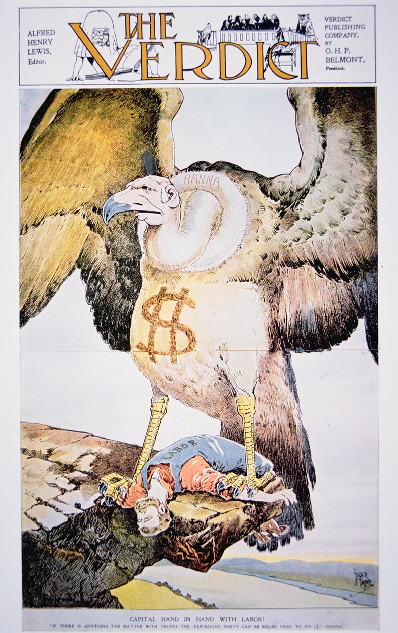 Kapital Hand in Hand mit Arbeit, in 