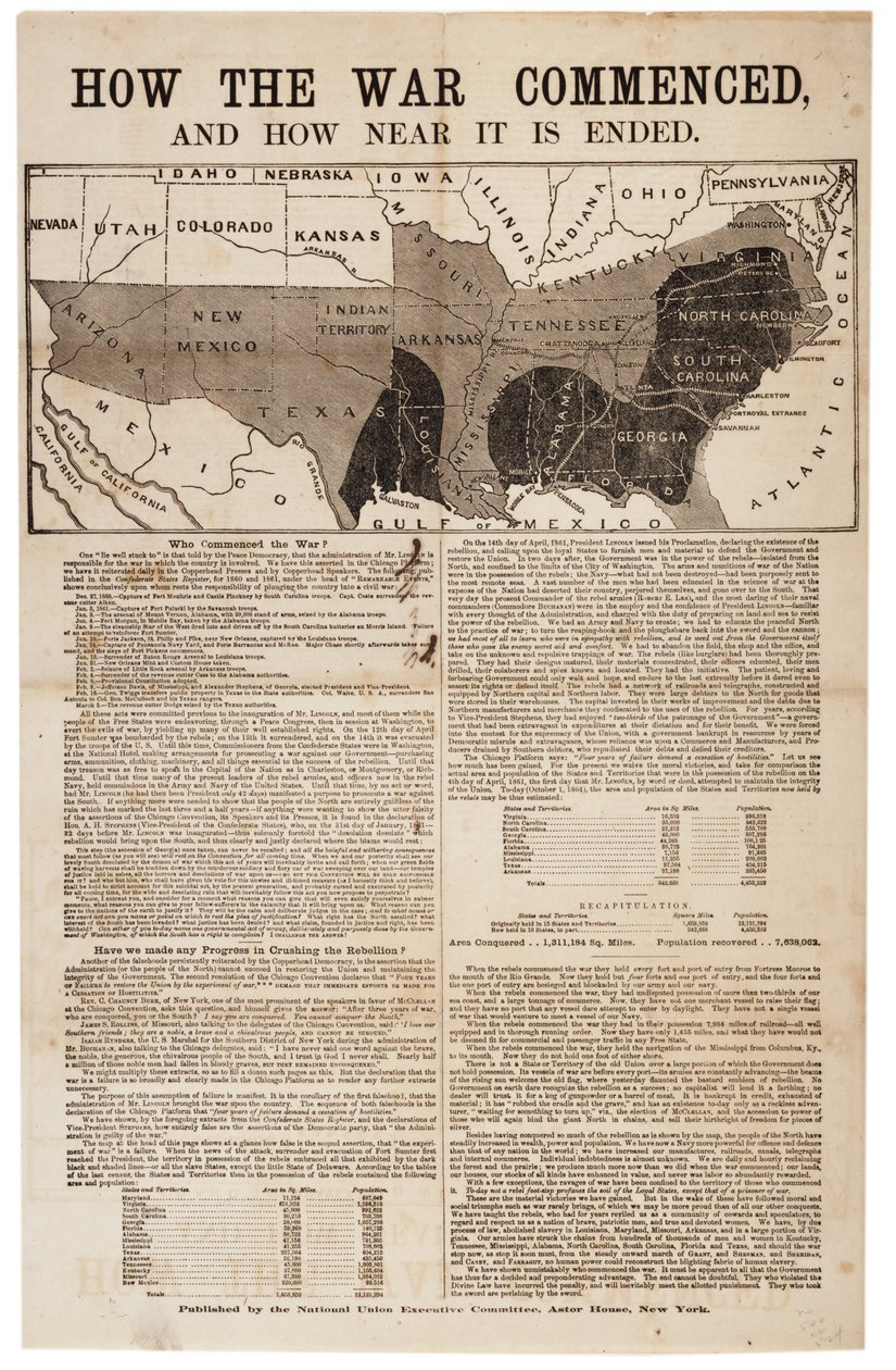 Wie der Krieg begann und wie nah er zu Ende ist, 1864 von American School