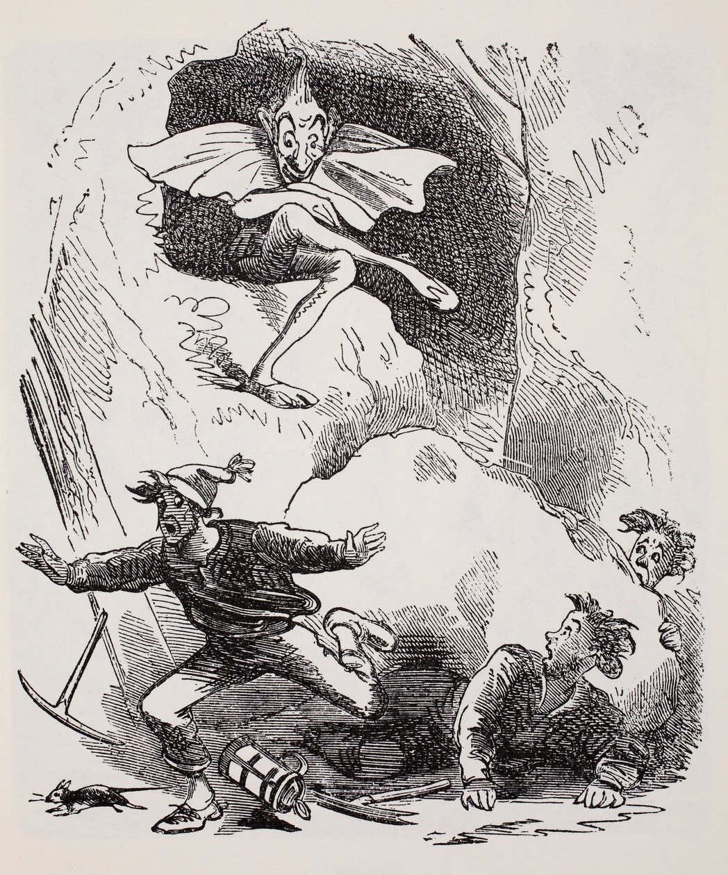 Kobolde, aus Der Weltführer zu Gnomen, Feen, Elfen und anderen kleinen Leuten von Thomas Keightley (1789-1872) veröffentlicht 1880 von American School