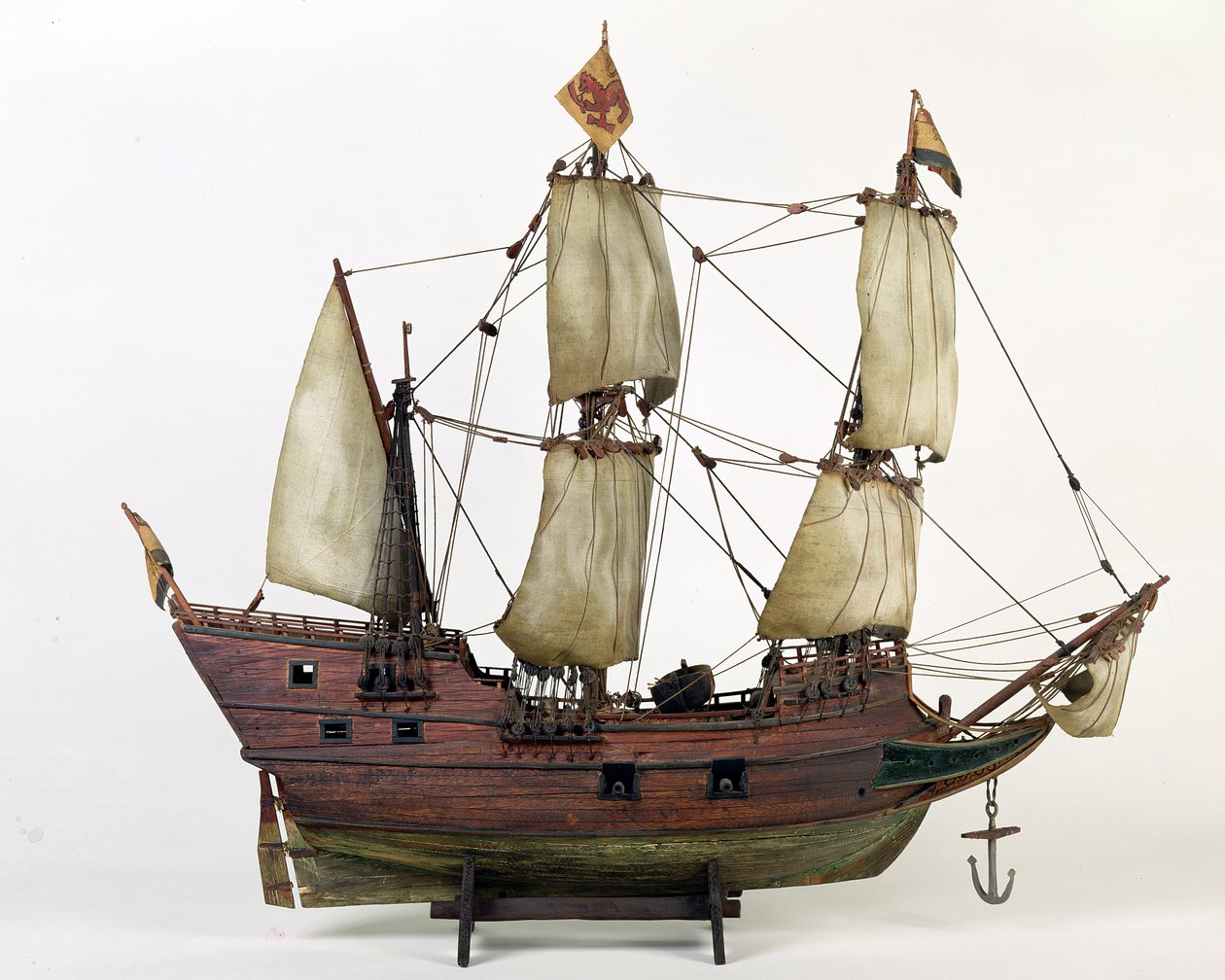 Modell der Halve Maen, Henry Hudsons Schiff, 1825-1900 von American School