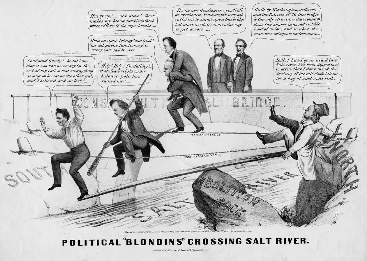 Politische Blondins überqueren den Salt River von American School