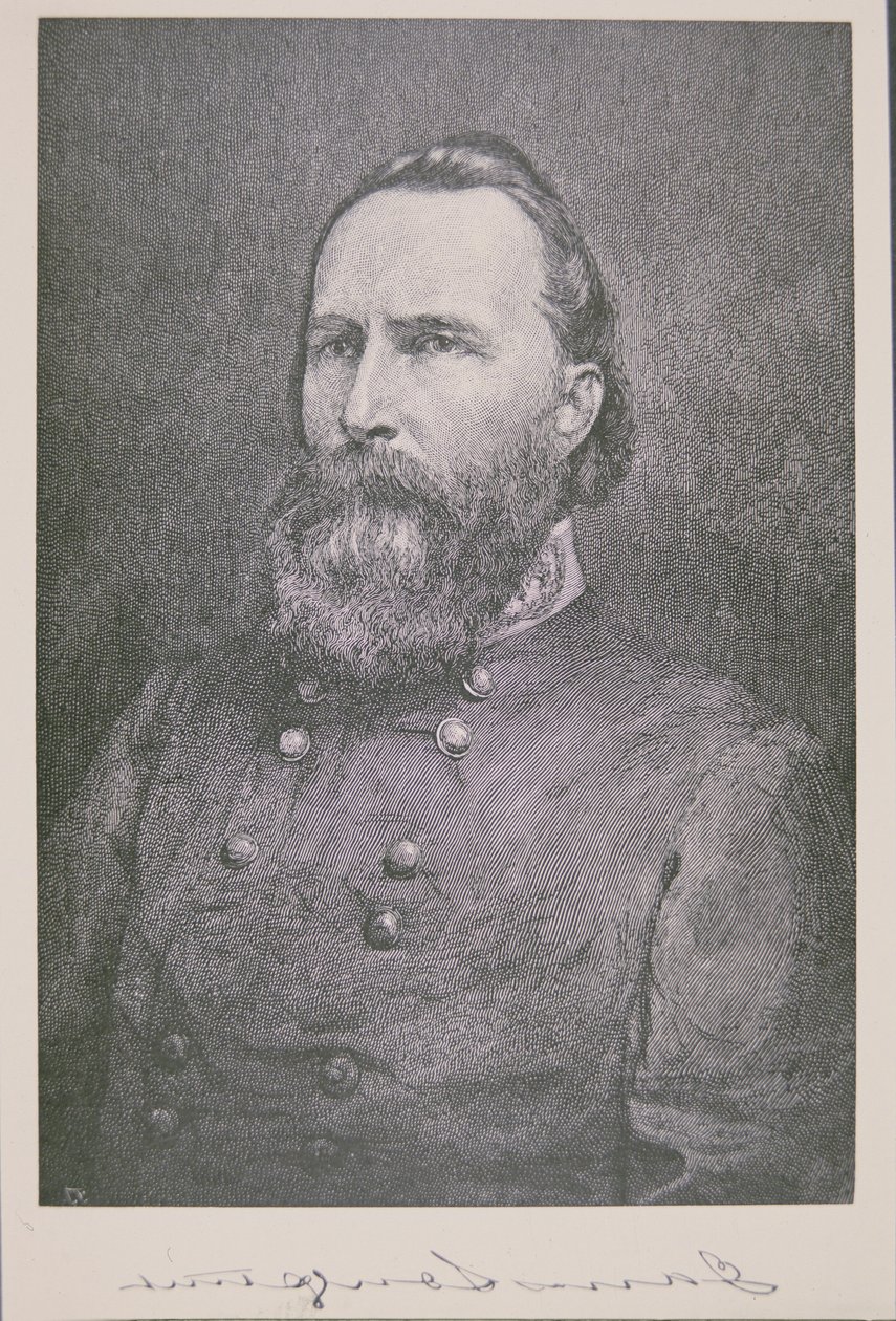 Porträt von General James Longstreet (1821-1904) von American School