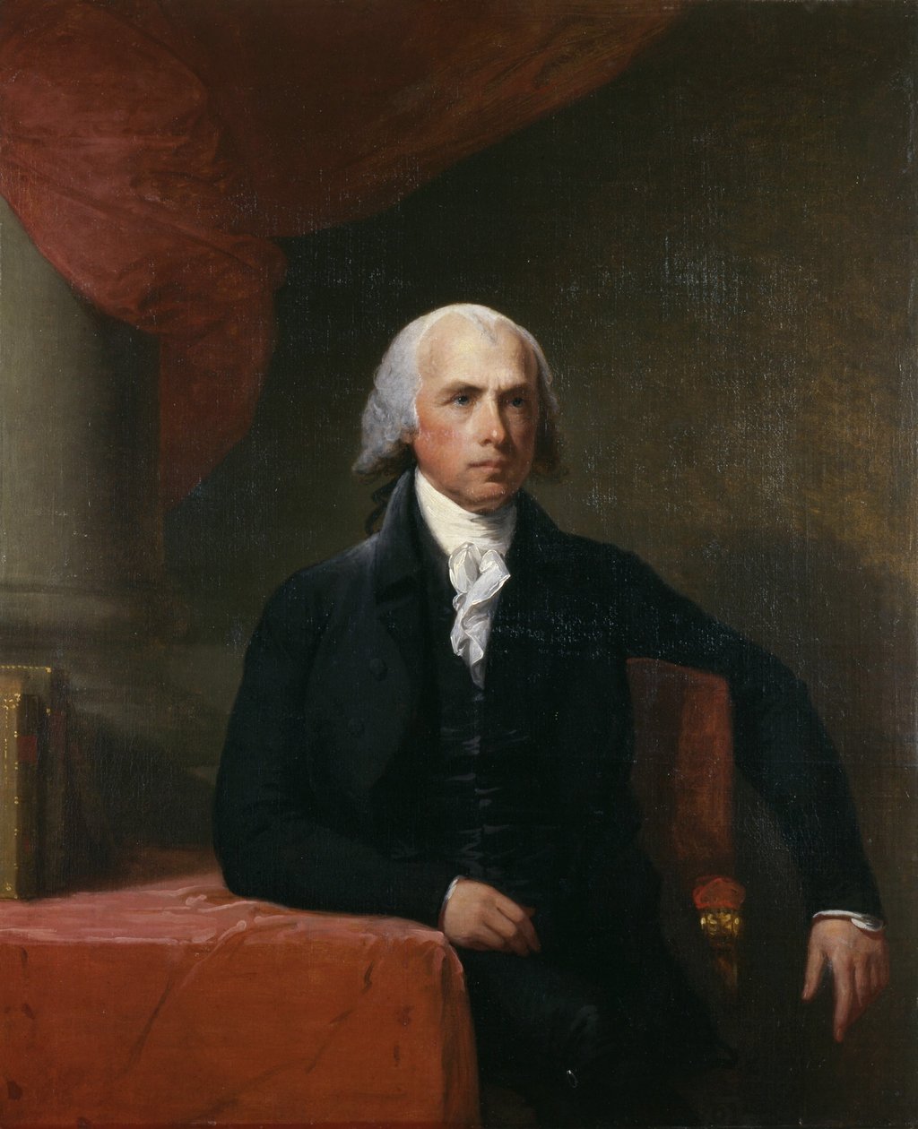 Porträt von James Madison von American School