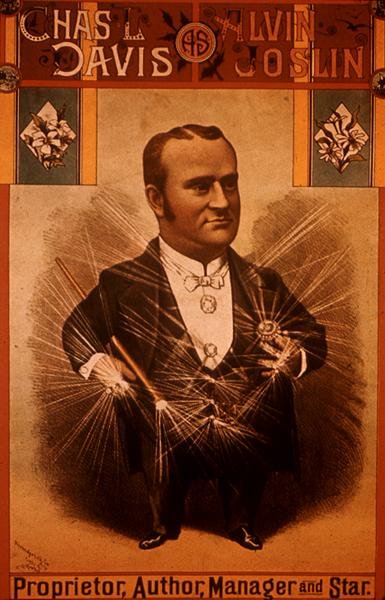 Plakat zur Werbung für Chas L. Davis als Alvin Joslin von American School