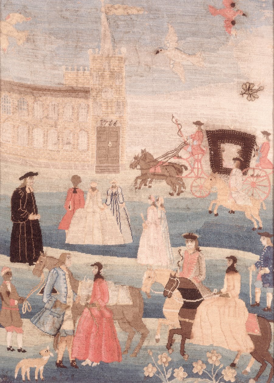 Der Chandler Hochzeitsteppich, ca. 1756 von American School
