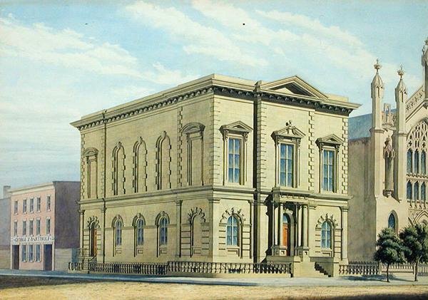 Die New York Historical Society, New York City, von Meltam und Burke Architekten von American School