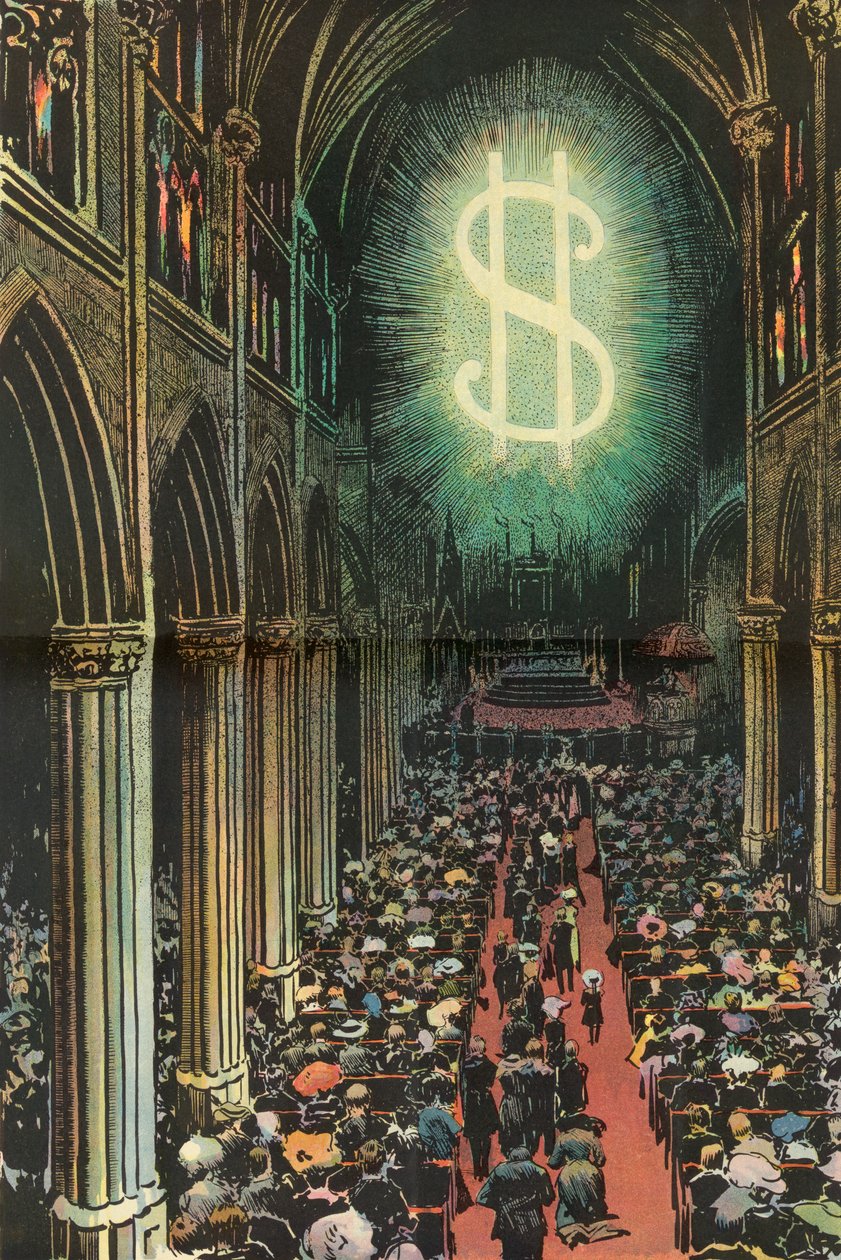 Anbetung des Allmächtigen Dollars von American School