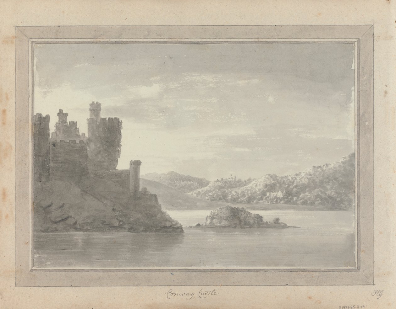 Ansichten in England, Schottland und Wales: Conway Castle von Amos Green