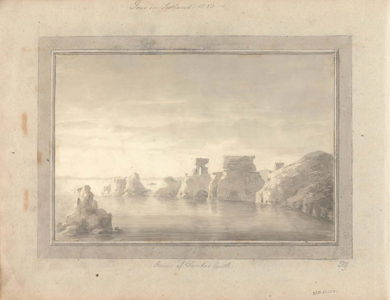 Ruinen von Dunbar Castle von Amos Green