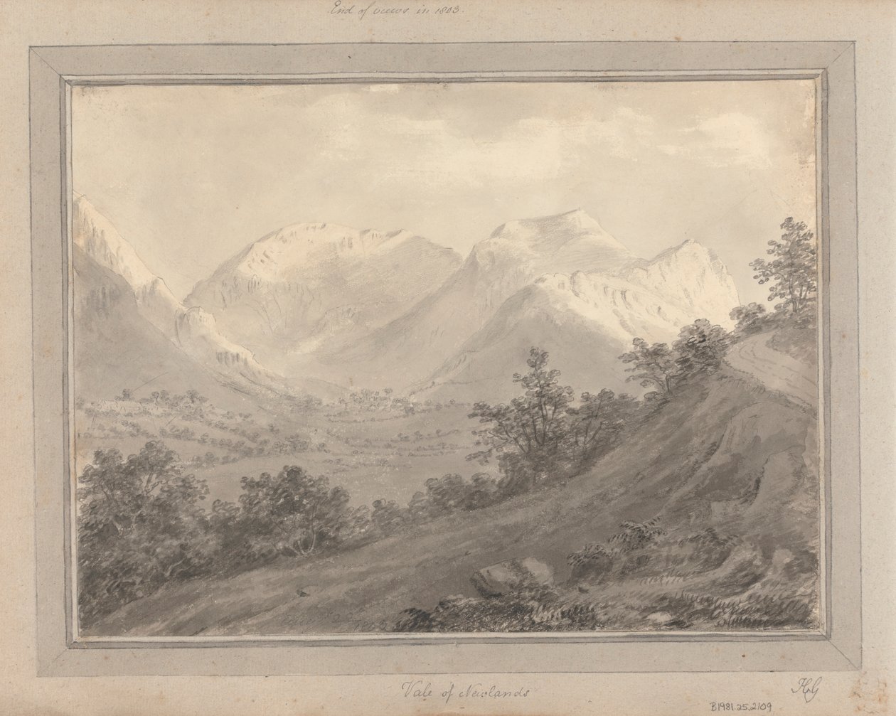 Ansichten in England, Schottland und Wales; Tour in Schottland: Vale of Newlands, AG von Amos Green