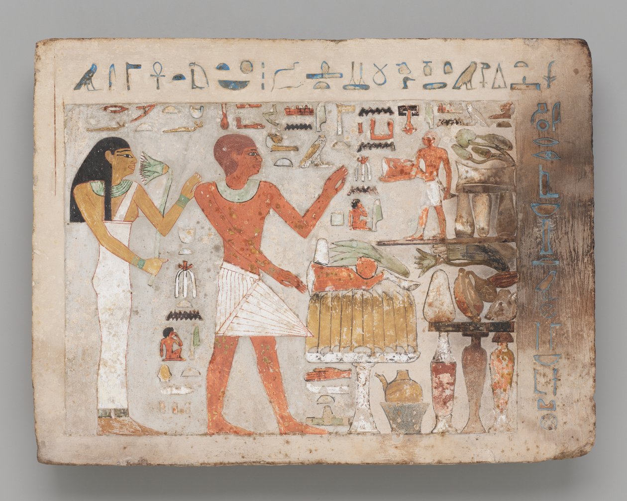 Stele von Amenemhat und Hemet von Ancient Egyptian