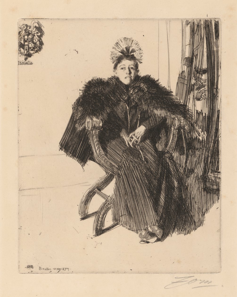 Isabella Stewart Gardner von Anders Leonard Zorn