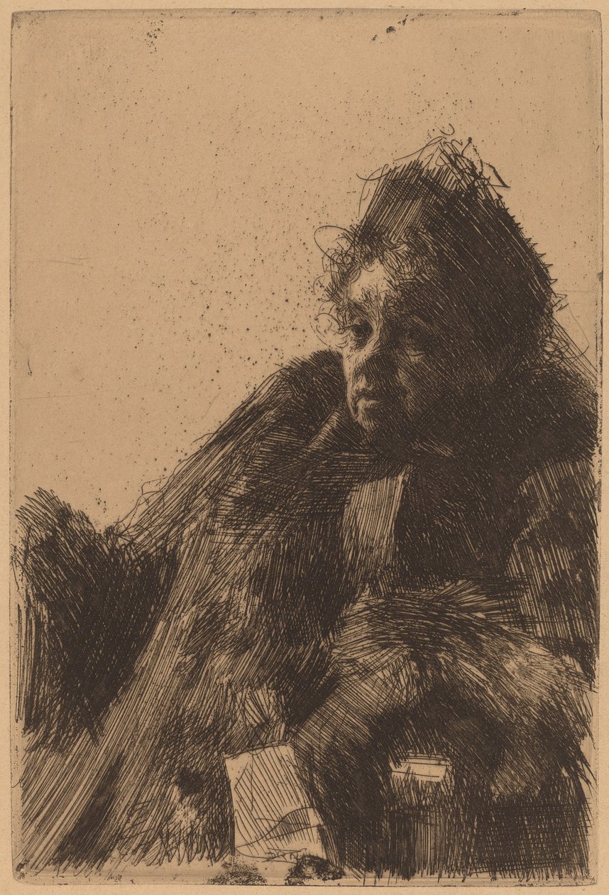 Madame Simon, II, 1891 von Anders Leonard Zorn