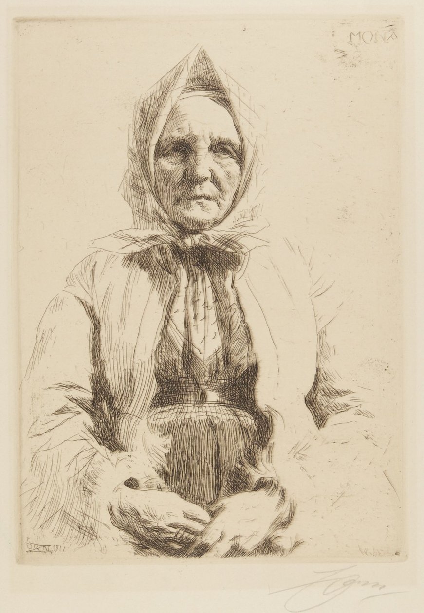 Mona von Anders Leonard Zorn