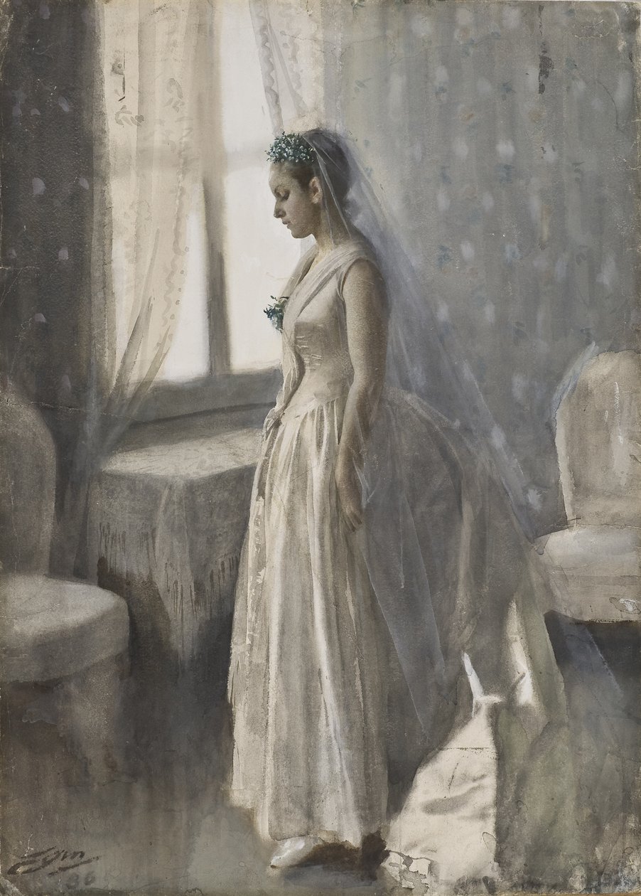 Die Braut, 1886 von Anders Leonard Zorn