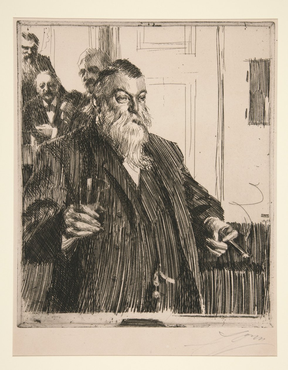 Ein Toast II von Anders Zorn