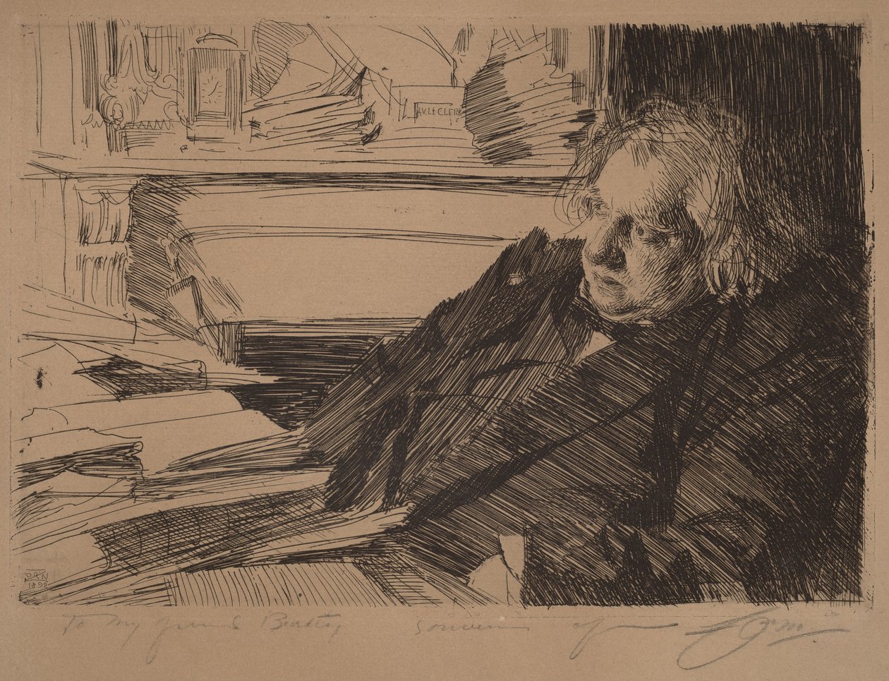 Ernest Renan von Anders Zorn