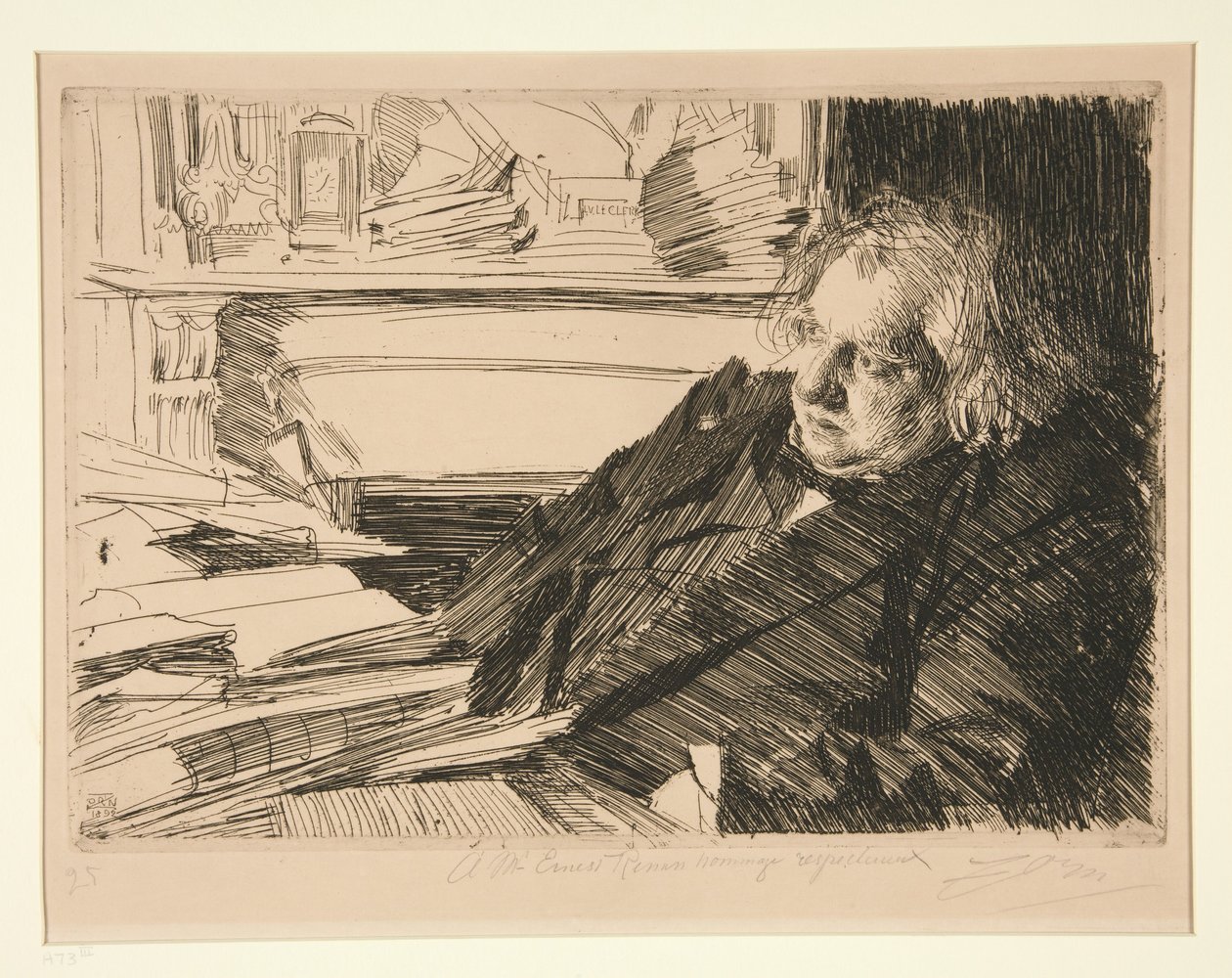 Ernest Renan von Anders Zorn