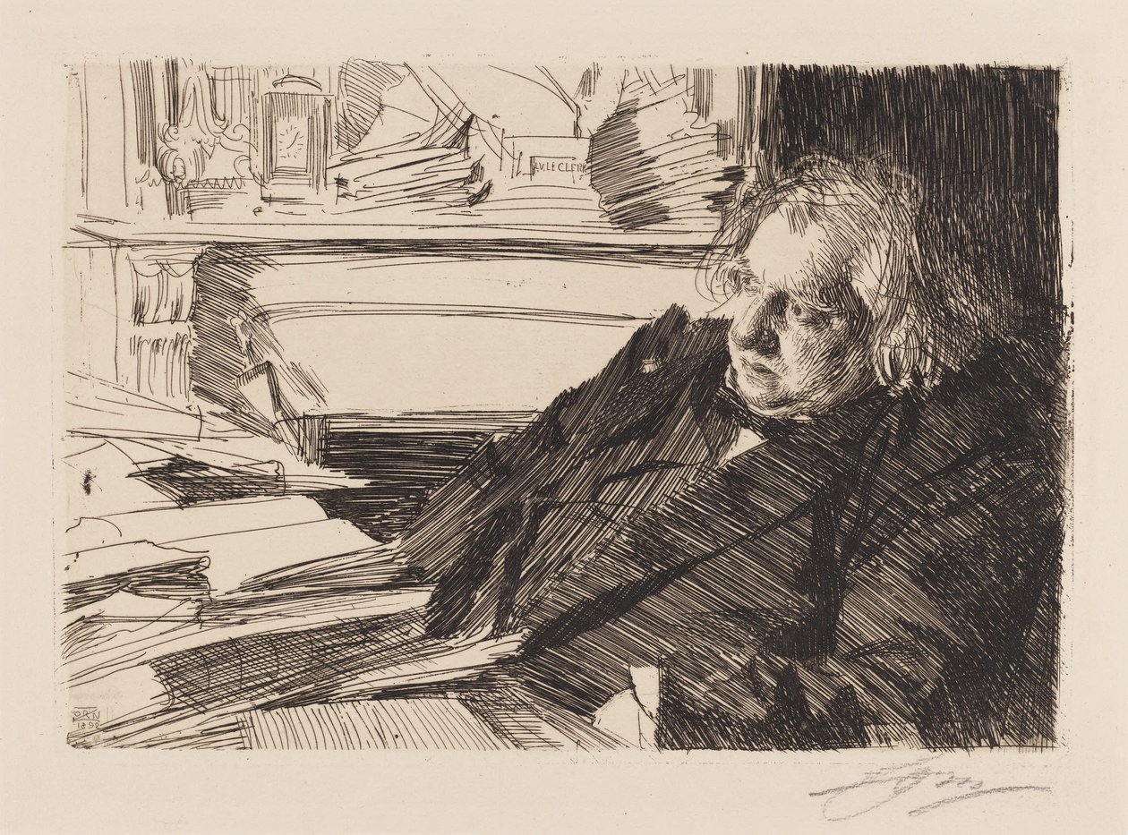 Ernest Renan von Anders Zorn