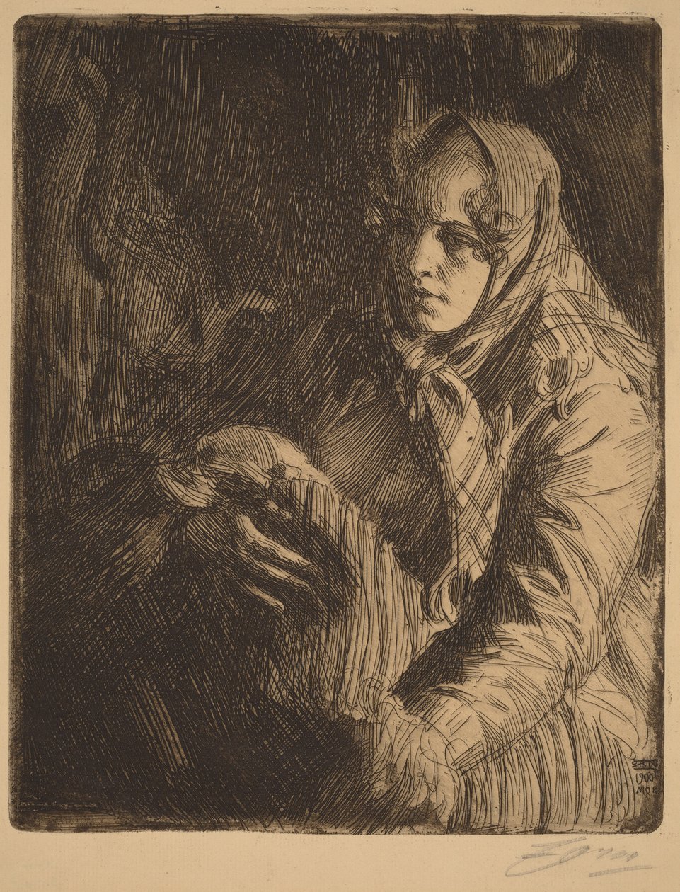 Madonna von Anders Zorn