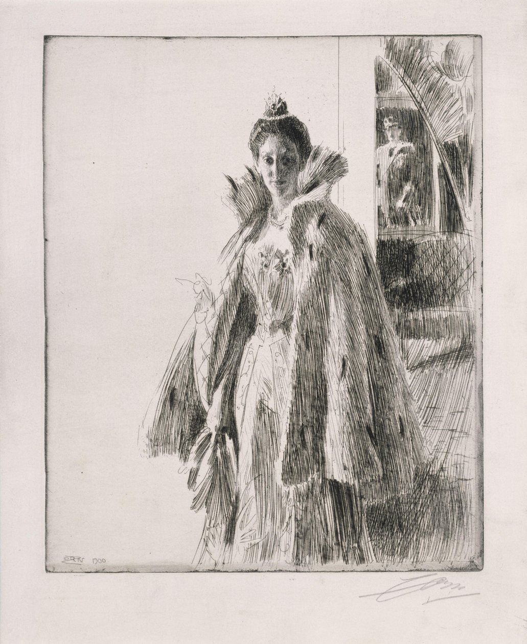 Prinzessin Ingeborg von Schweden I von Anders Zorn