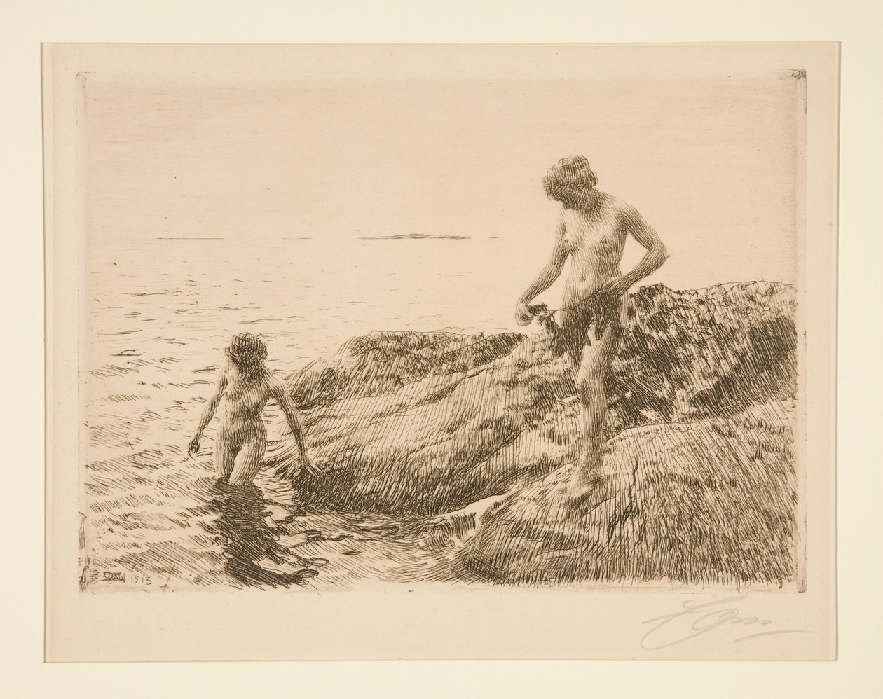 Seaward Skerries von Anders Zorn