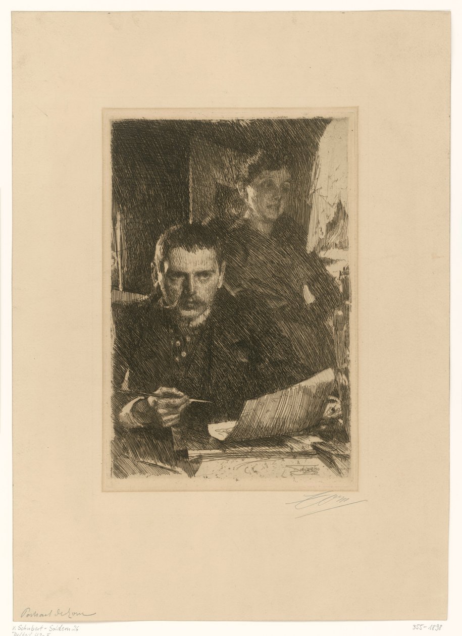 Zorn und seine Frau von Anders Zorn