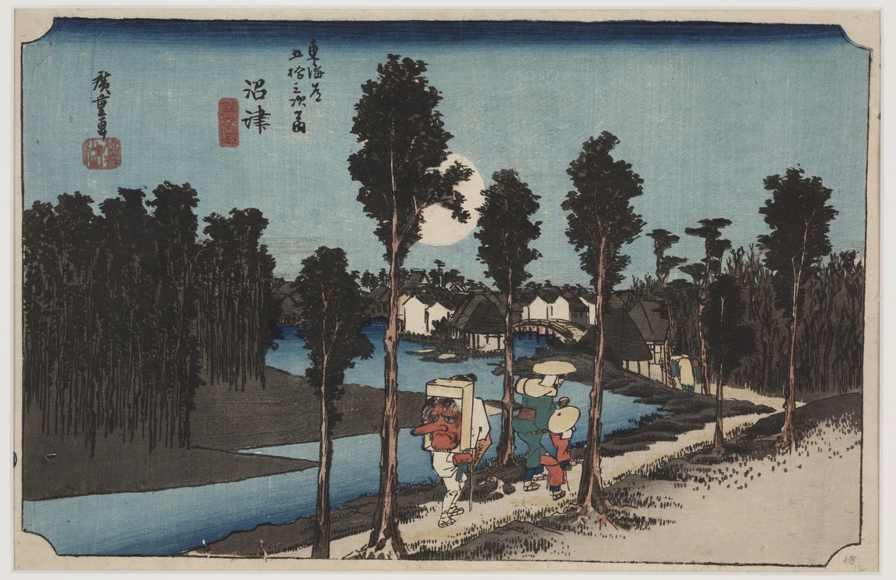 Dämmerung von Ando or Utagawa Hiroshige