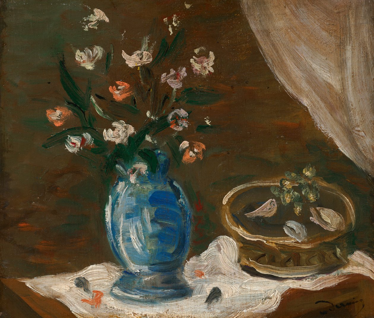 Stillleben mit Blumen - Blauer Vase von Andre Derain