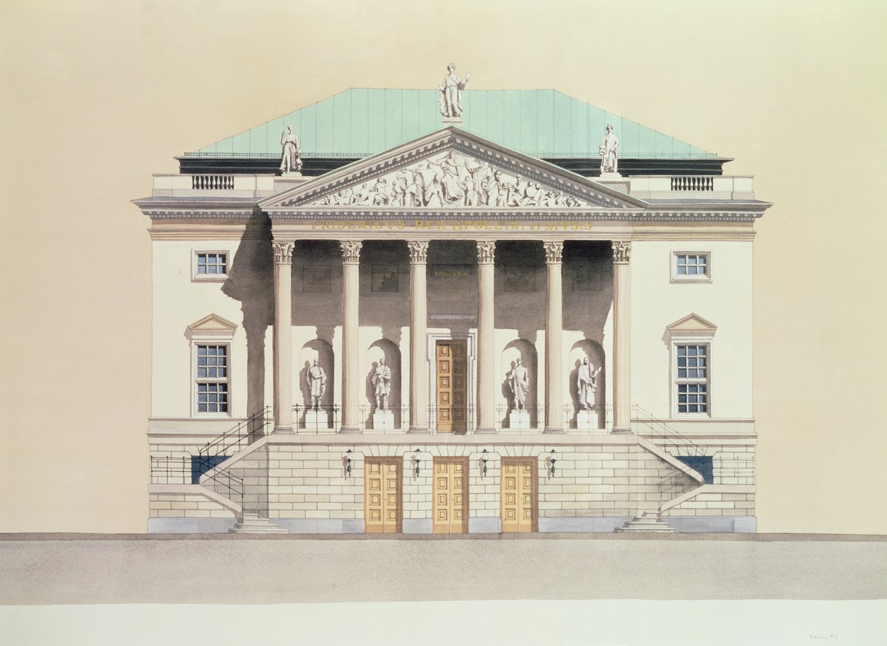 Deutsche Staatsoper, Berlin, Deutschland 18. Jahrhundert Fassade von Andras Kaldor