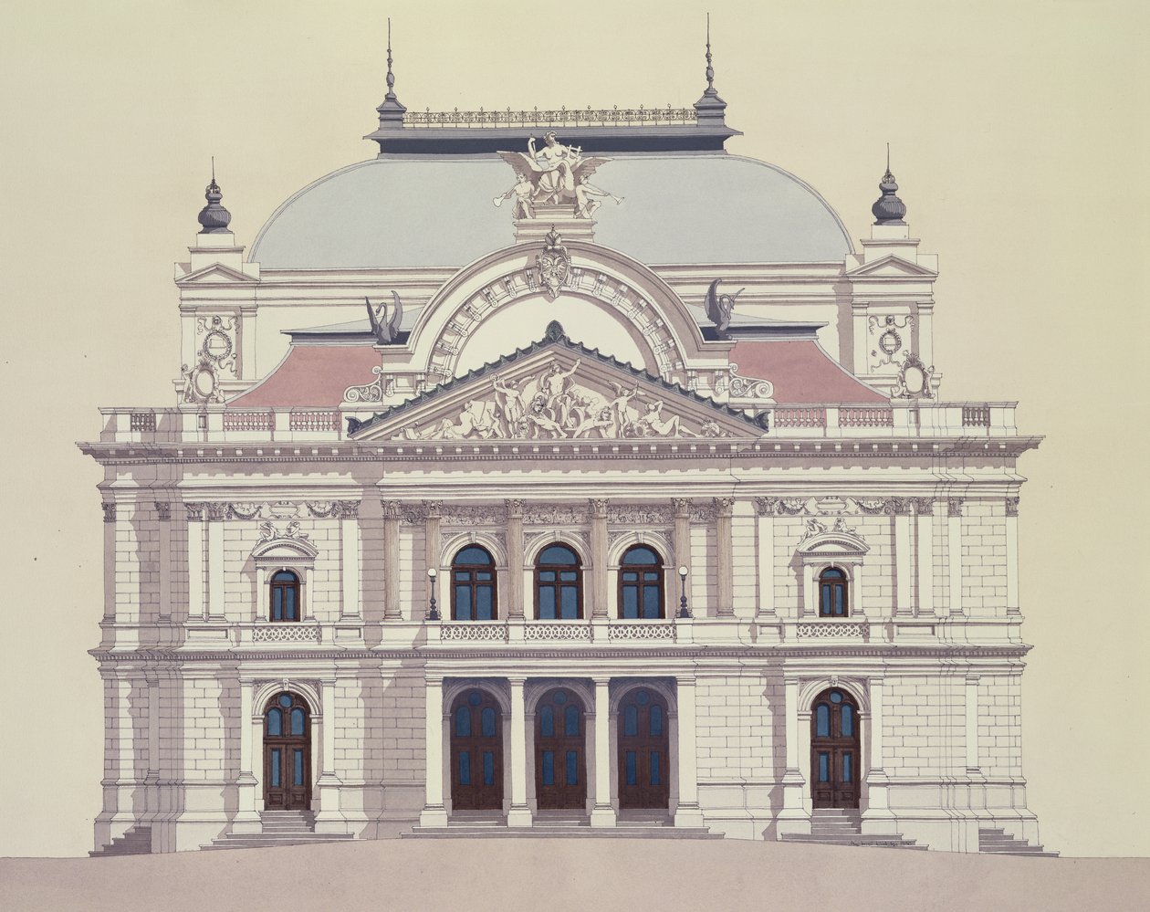 Mahenovo Divadlo, Janáček Opernhaus von Andras Kaldor