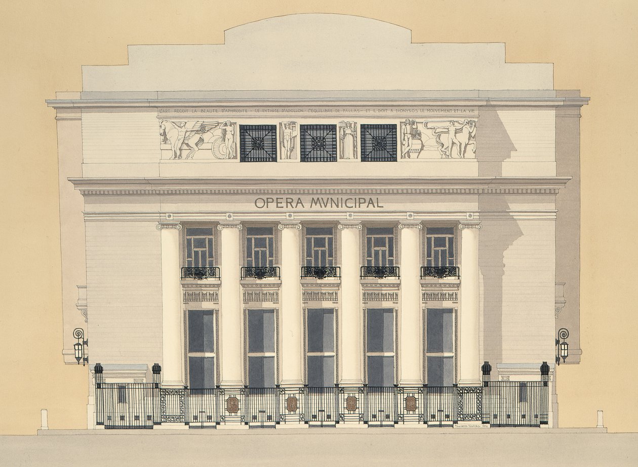 Opernhaus, Marseille, Frankreich von Andras Kaldor