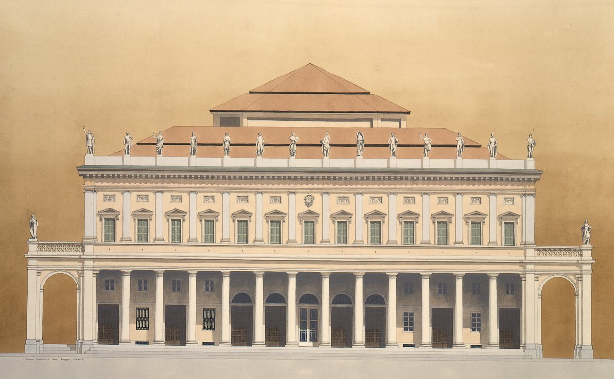 Teatro Municipale Valli, Reggio Emilia, Italien von Andras Kaldor