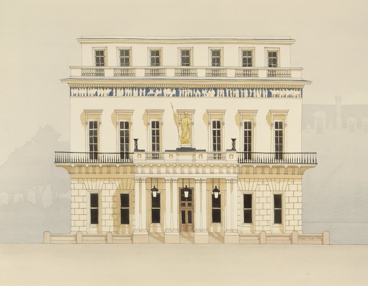 The Athenaeum, Waterlo Place von Andras Kaldor