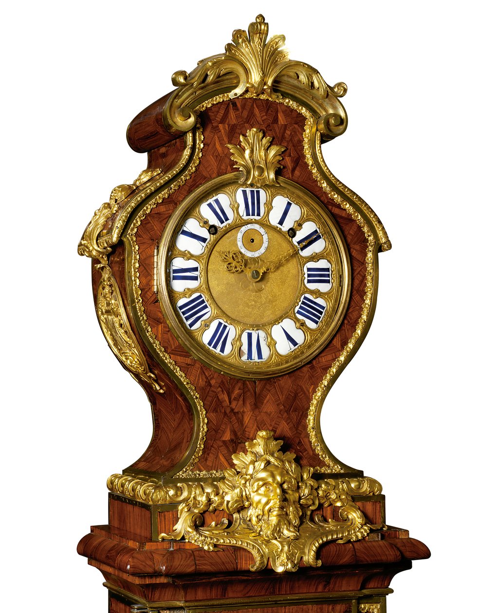 Detail eines Regence-Viertel-Schlagregulators, das Werk von Thuret, ca. 1720 von Andre Charles (attr. to) Boulle