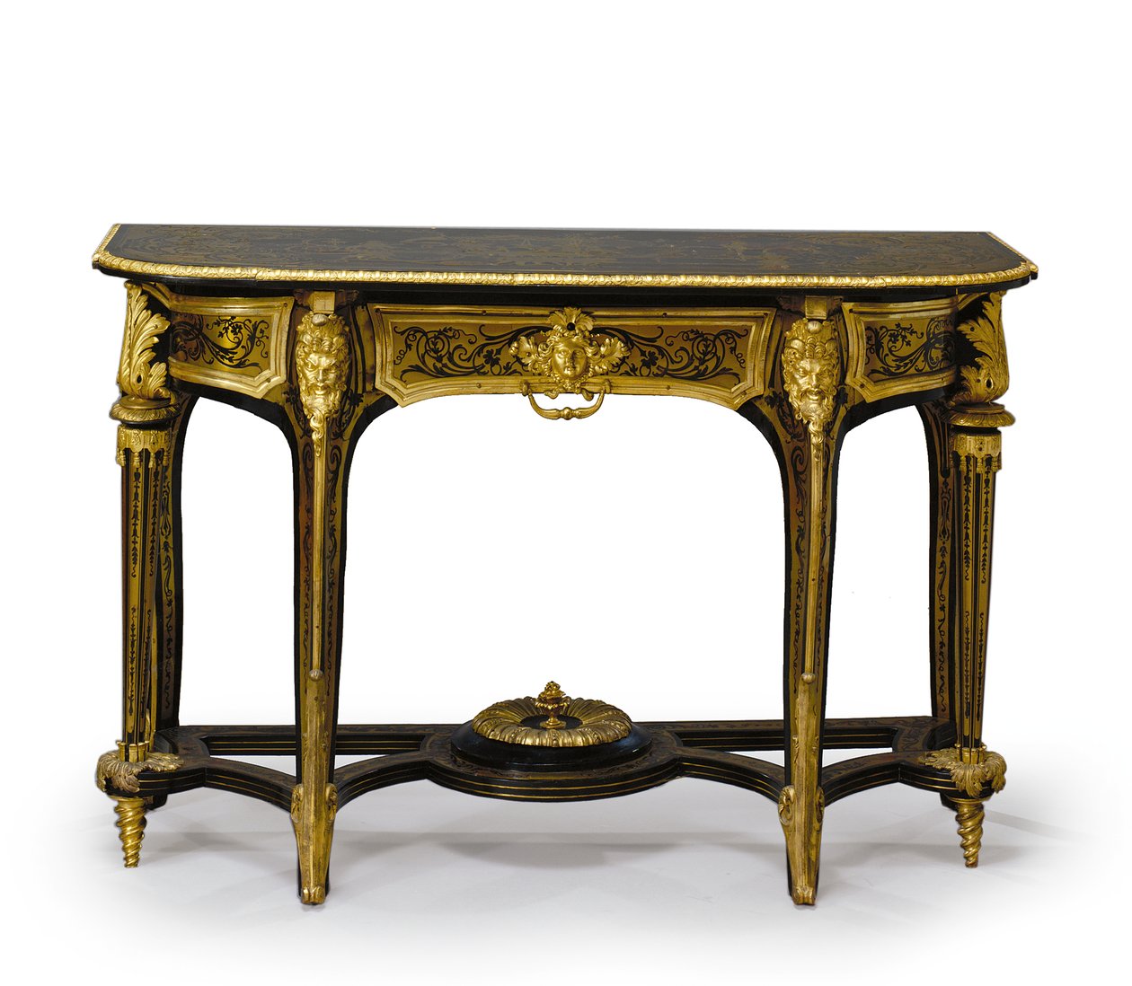 Einer von einem Paar Louis XIV Konsolentischen, ca. 1710 von Andre Charles (attr. to) Boulle