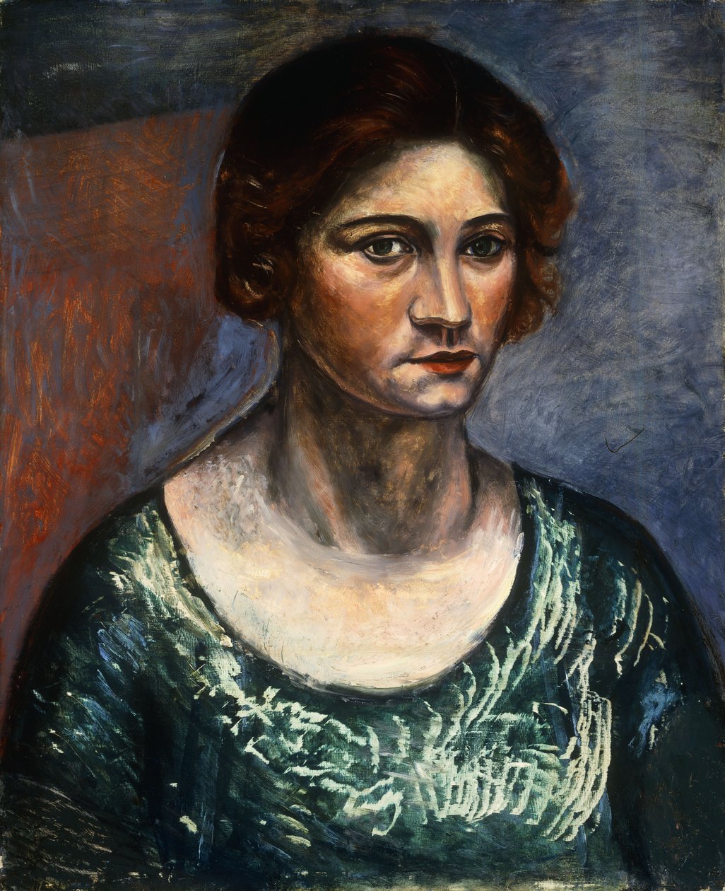 Porträt einer Frau; Portrait de Femme von Andre Derain