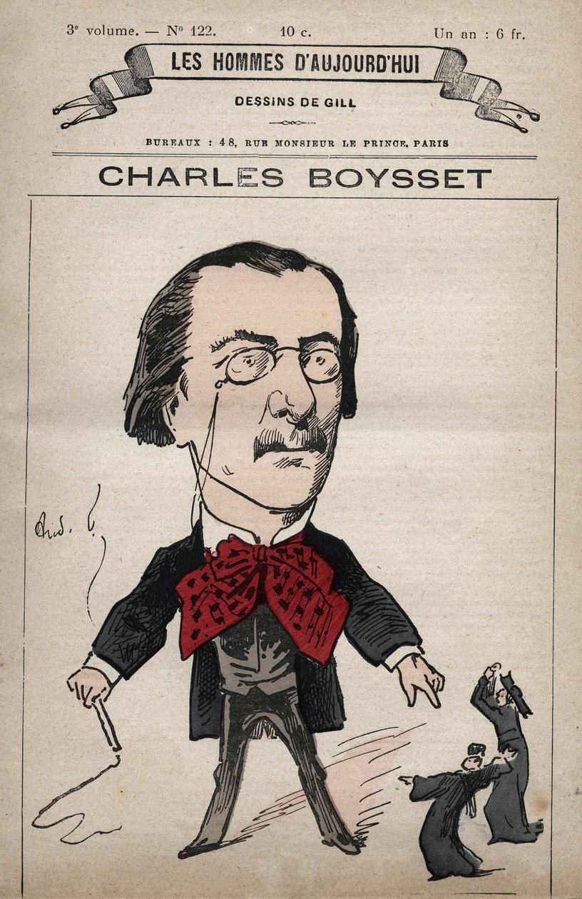 Karikatur von Charles Boysset (1817-1901) (Jurist und republikanischer Abgeordneter) aus 