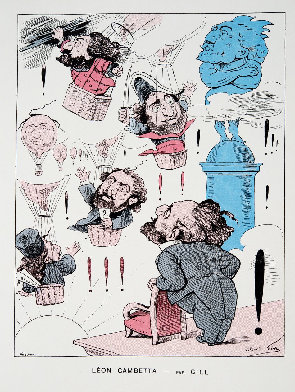 Leon Gambetta, aus Histoire de la Troisieme Republique, Bd. I, l