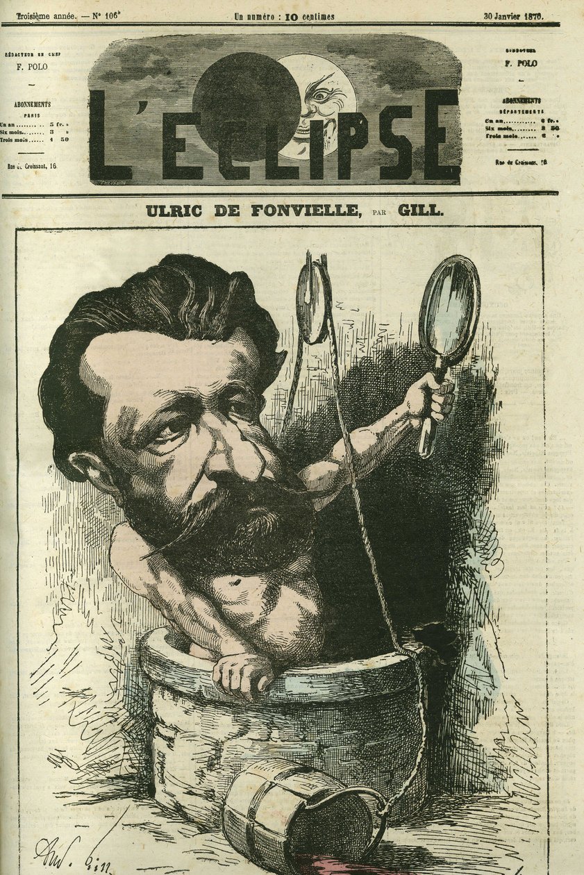Ulric de Fontvielle. Titelblatt in „L