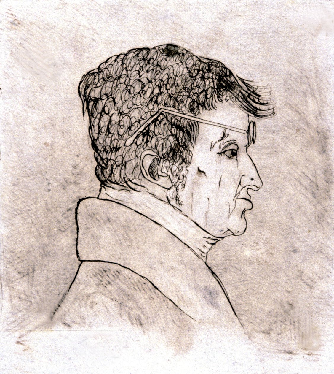 Andre Marie Ampere, Selbstporträt ca. 1805-1810 von Andre Marie Ampere
