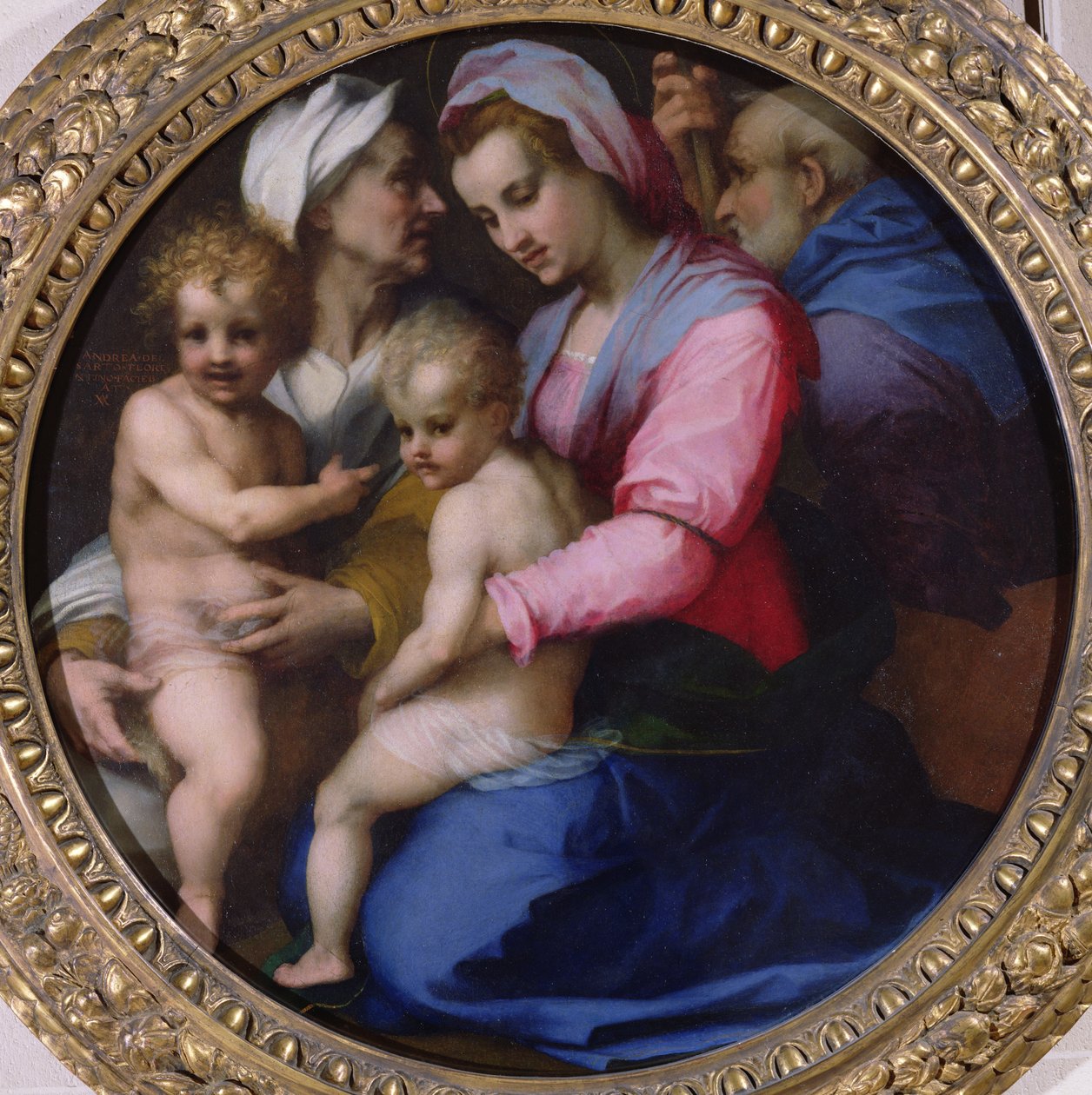 Die Jungfrau mit dem Christuskind, der hl. Elisabeth und dem hl. Johannes, ca. 1516 von Andrea del Sarto