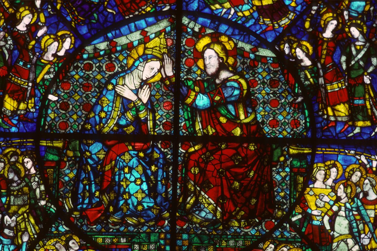 Die Krönung der Jungfrau, 1365 von Andrea di Buonaiuto da Firenze