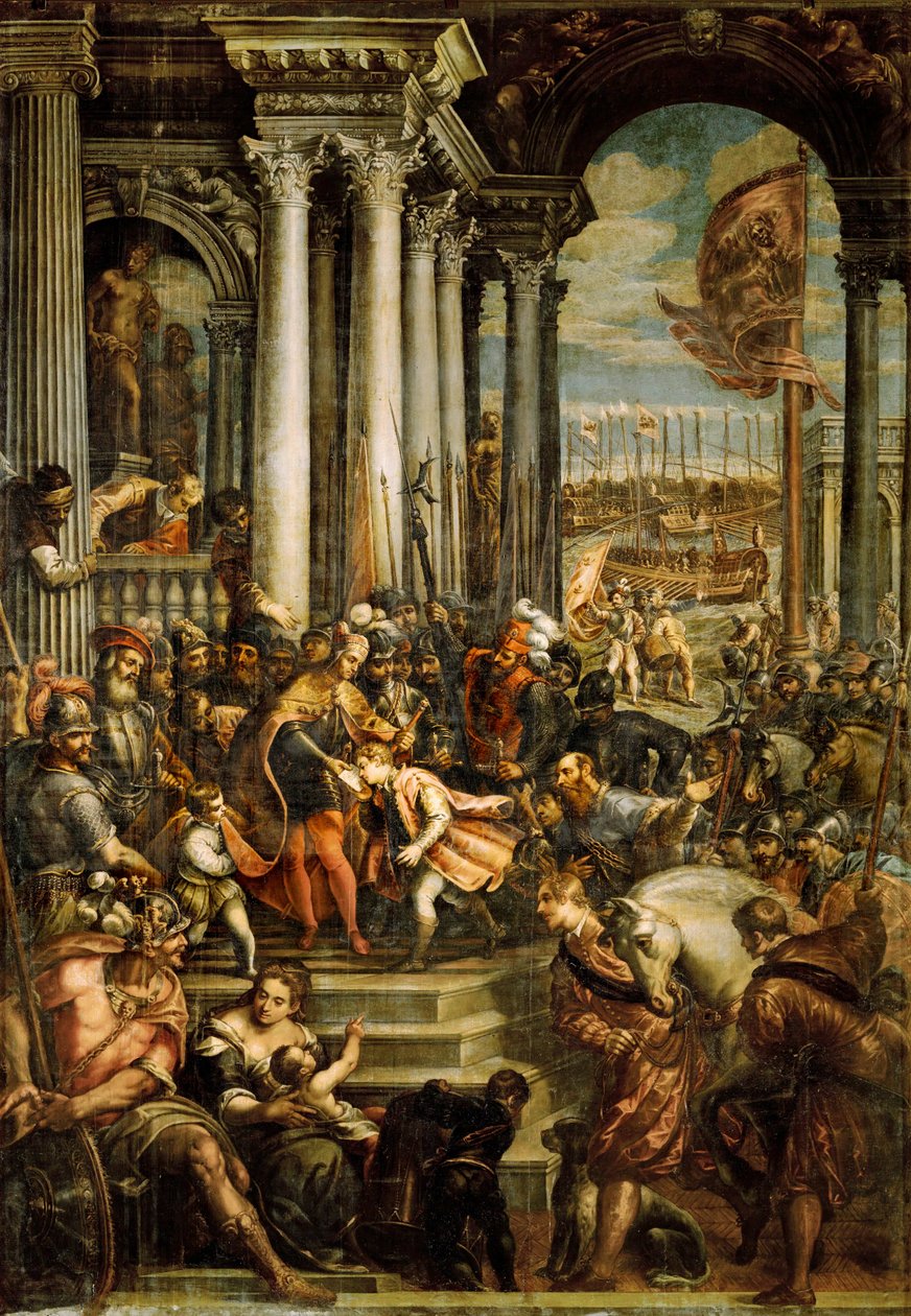 Der byzantinische Kaiser Alexios IV. Angelos von Andrea (1539 1614) Vicentino