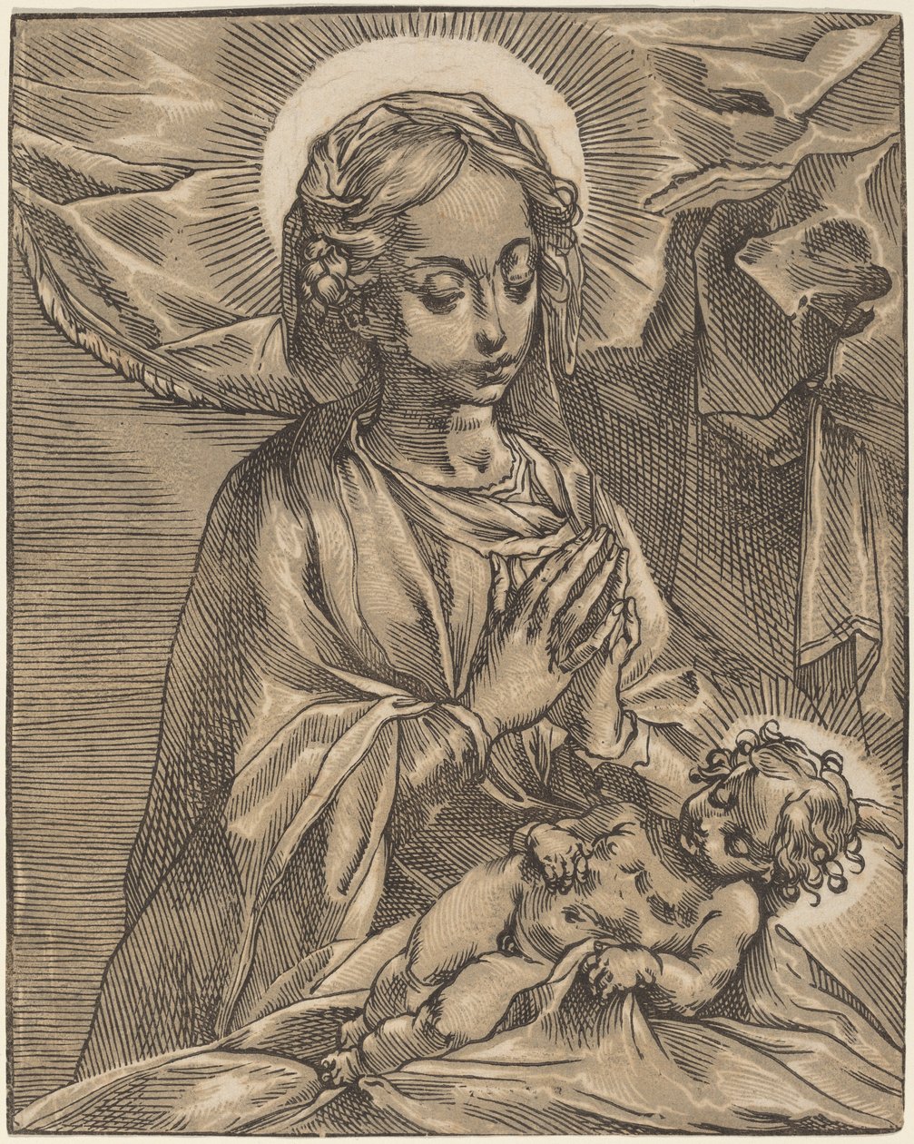 Madonna und Kind, 159193 von Andrea Andreani